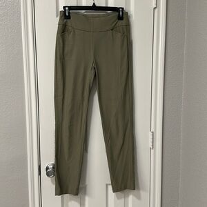 Khaki pull on dress pants